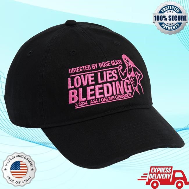 Official A24 Merch Store A24 Films Online Ceramics X Love Lies Bleeding Logo Cap A24 Shop