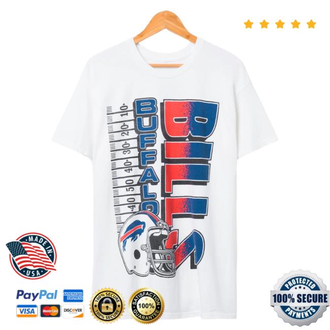 Official Junk Food Apparel Clothing Store Shop Junkfoodclothing Buffalo Bills Helmet Yardage Flea Market Tee Shirt