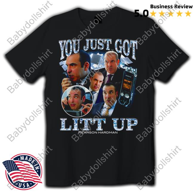 Official Barstool Sports Store You Just Got Litt Up Pearson Hardman Shirt