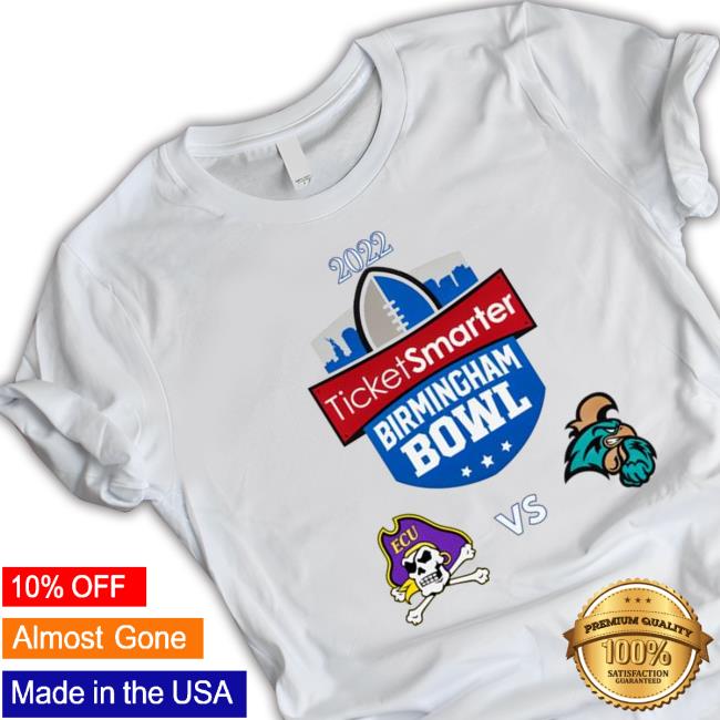 Official Coastal Carolina vs East Carolina 2022 TicketSmarter Birmingham Bowl Hoodie