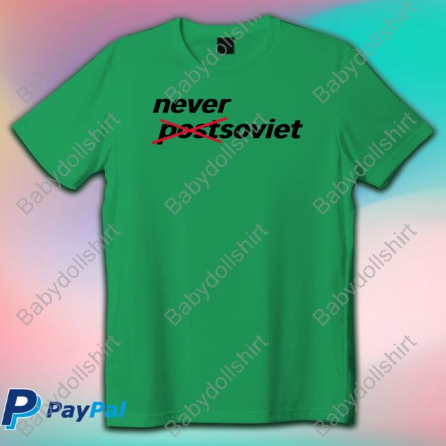Gabrielius Landsbergis Never Soviet T Shirts