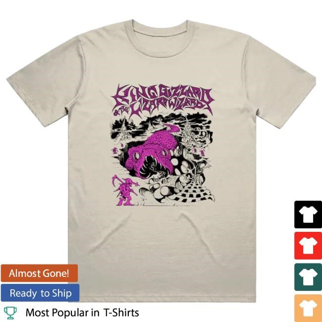 Official Doom Records Merch Store Shop King Gizzard and The Lizard Wizard Omnium Reaper T-Shirts