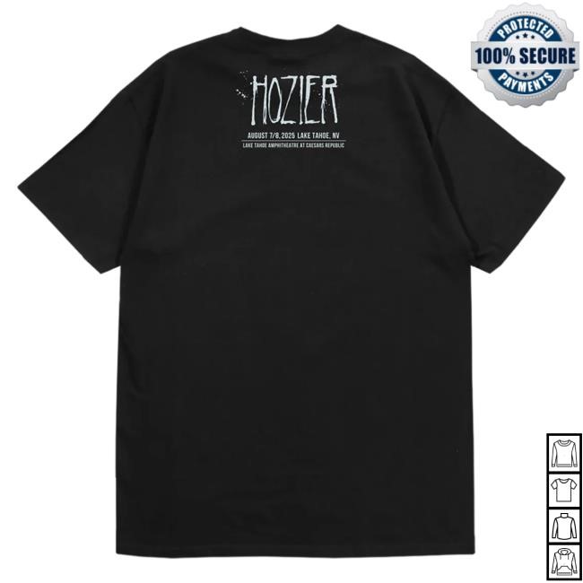 Official Hozier Shop Salt Lake City August 1 & 2 Show Top Shirt