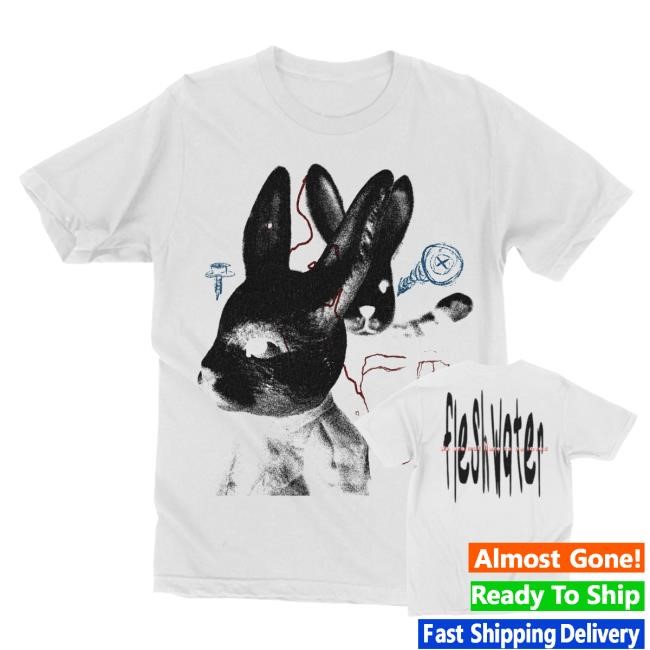 Fleshwater "White Rabbit" Cement Tee