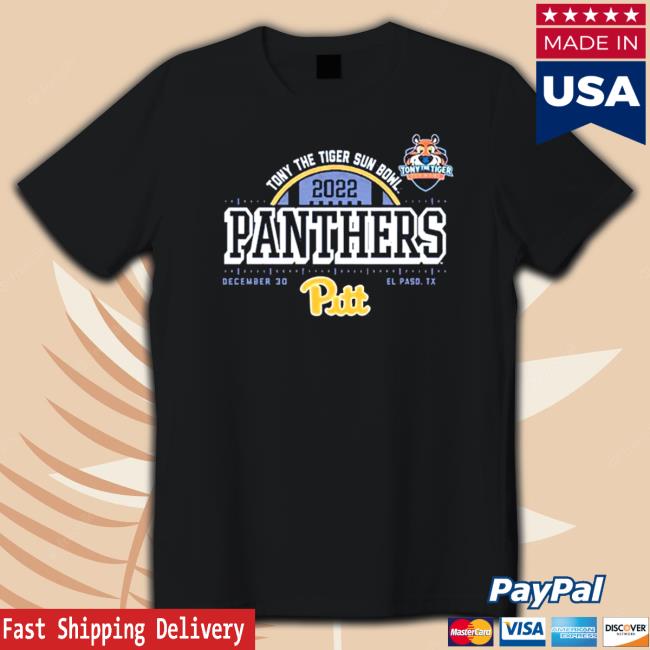 Official Tony The Tiger Sun Bowl 2022 Pitt Panthers December 30 El Paso T-Shirt