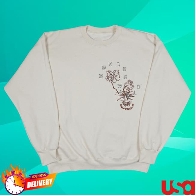 Wunder World Merch Shop California 98 Crewneck Sweatshirt New