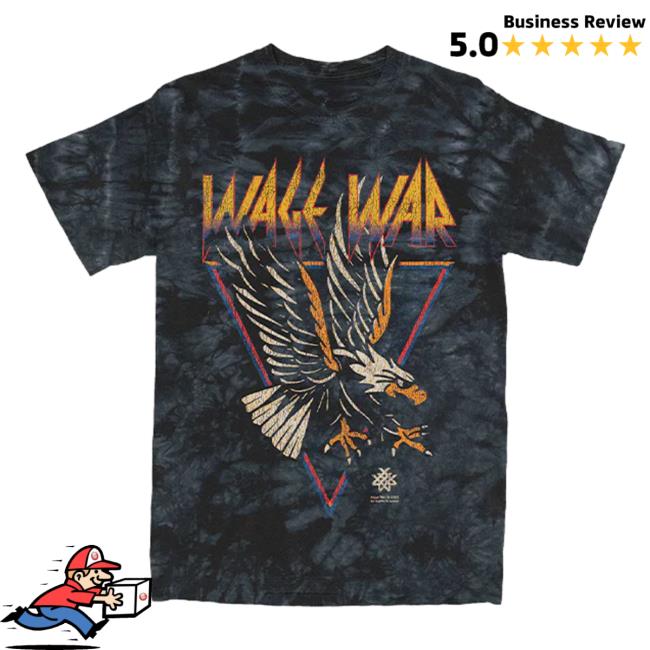 Wage War Merch Eagle Tie Dye Tee