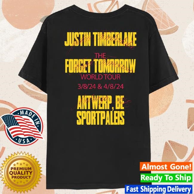 Official Justin Timberlake Merch Store Justin Timberlake Antwerp Tour Event T Shirt