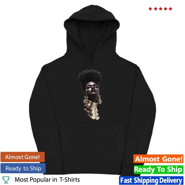 Official Teyana Taylor Shop Teyana Head Black Hooded Sweatshirt TeyanaTaylor