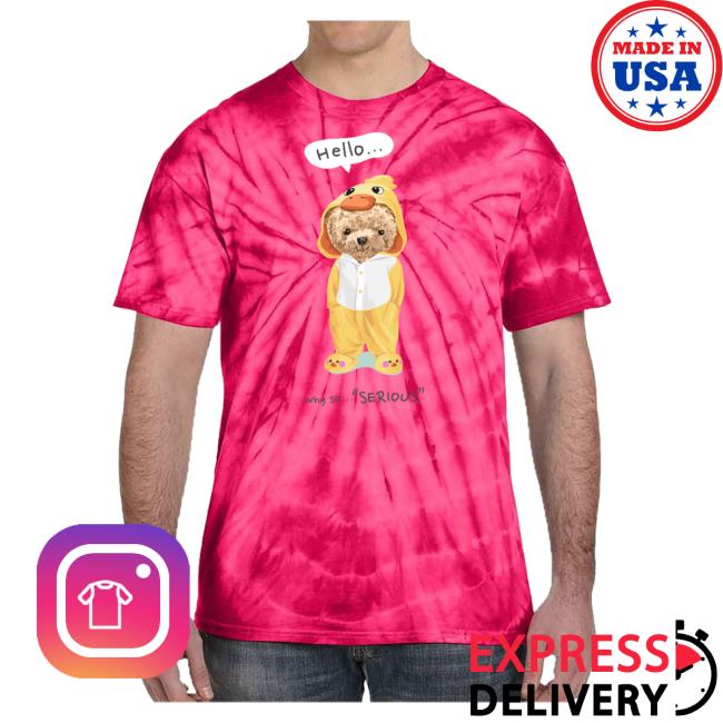 Official Tee Shirt Palace Why So Serious Tie Dye Hot Shirt Hotpink Teeshirtpalace