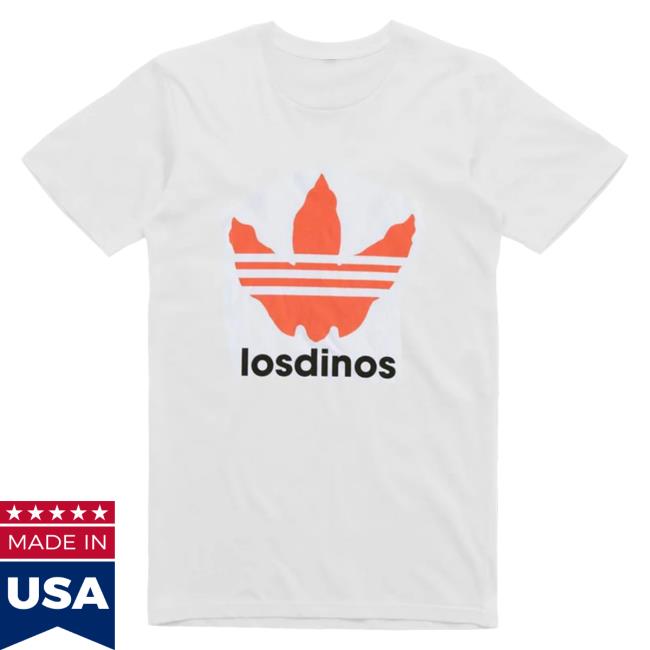 Official Last Dinosaurs Los Dinos / White T Shirt