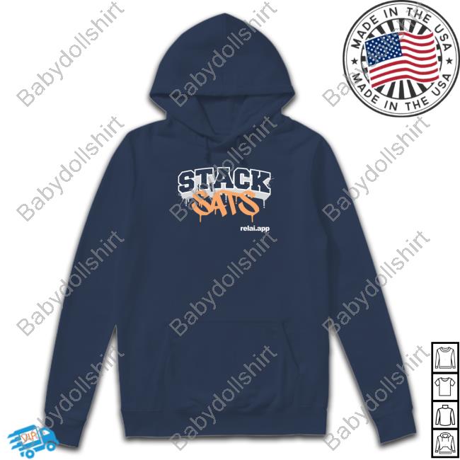 Official Giveaway Stack Sats Relai App Shirt