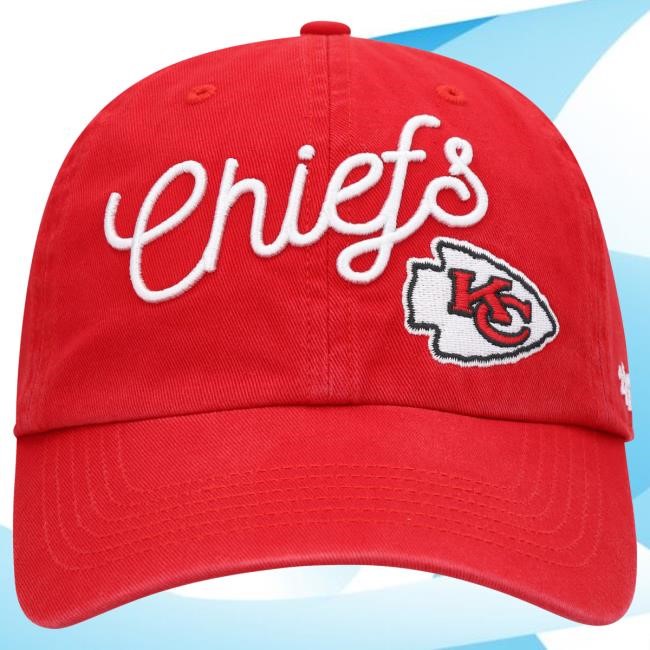 '47 Kansas City Chiefs Red Millie Clean Up NFL Football Cap