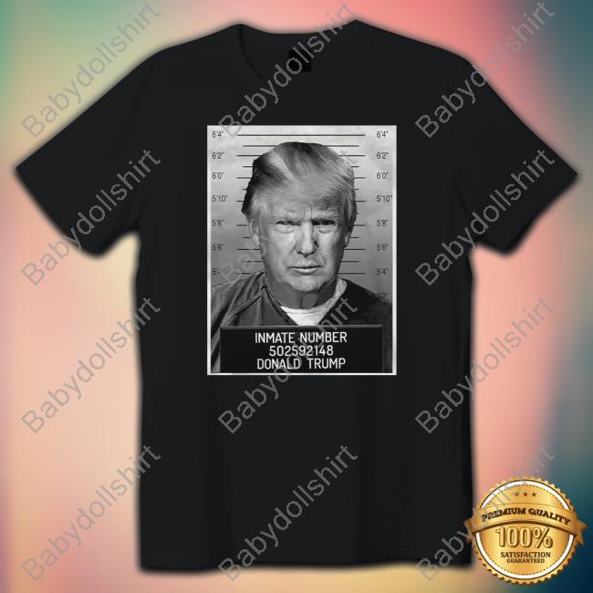 Barstool Sports Merch Inmate Number 502592148 Donald Trump Long Sleeve Shirt