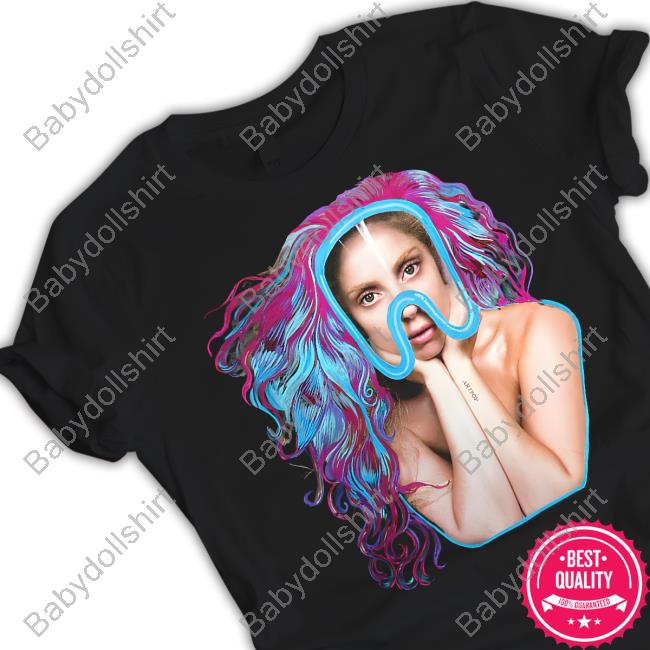 Official Artpop Marker Collage Mask Long Sleeve Tee