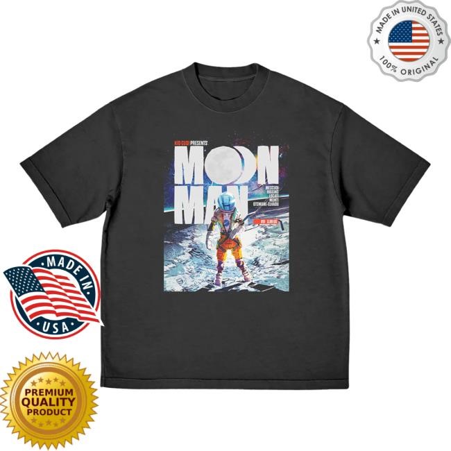 Official KiD CuDi Merch Store Moon Man #1 Cover Tee - KiD CuDi