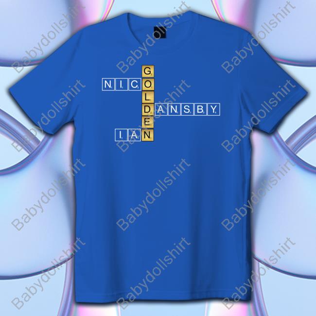 Obvious Shirts Merch Nico Dansby Ian Golden Crossword Shirt