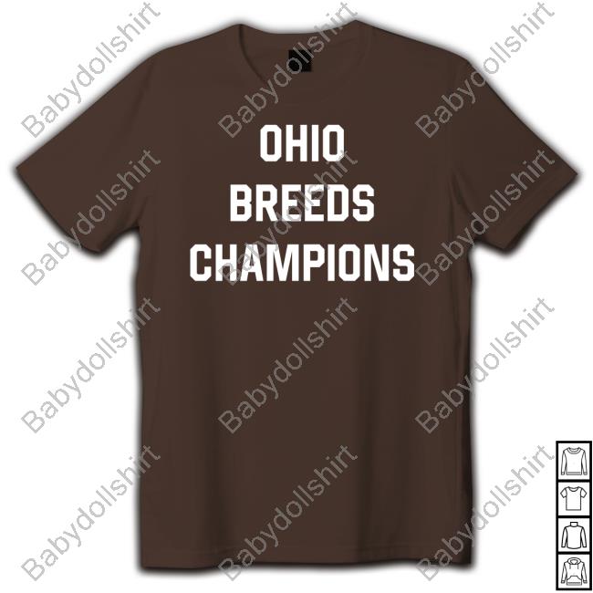 Official Lebron James Wearing Ohio Breeds Champions T Shirts