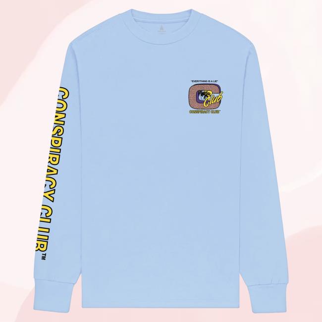 Official Shane Dawson Everything Is A Lie Light Blue Long Sleeve Shirt 2023
