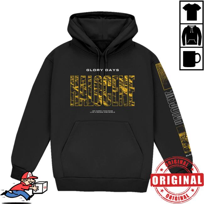 Halocene Merch | Glory Days Retro Hoodie