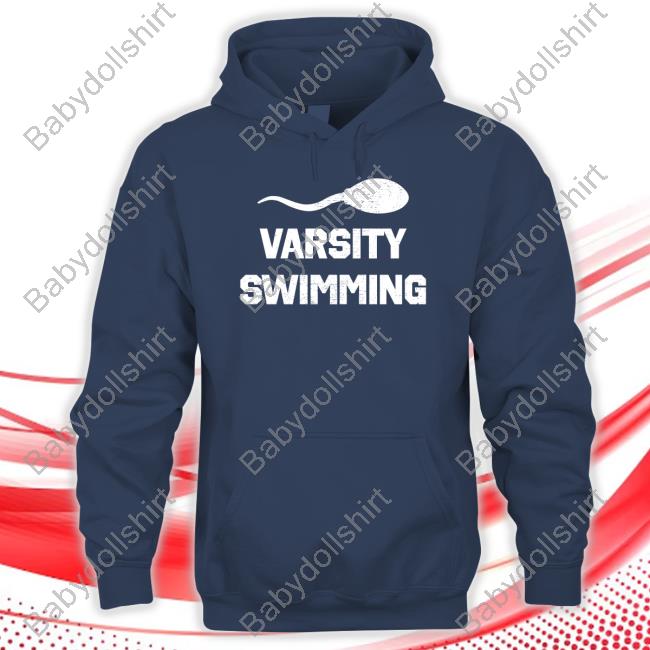Official Varsity Swimming Navy T Shirt