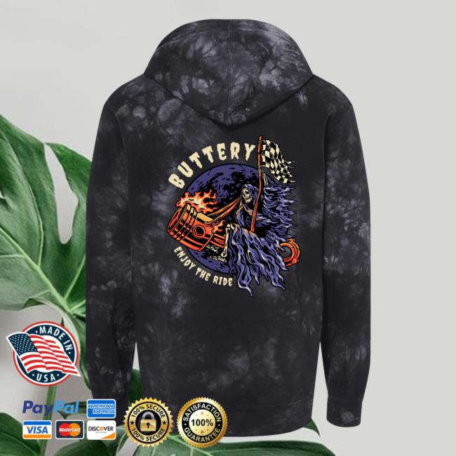 Official Buttery Films Merch Ghost Rider Pullover Hoodie