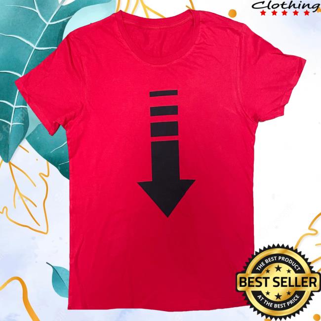 Official The Kooks Apparel Store The Kooks Red : Arrow Down Tshirt The Kooks Clothing Shop TheKooks