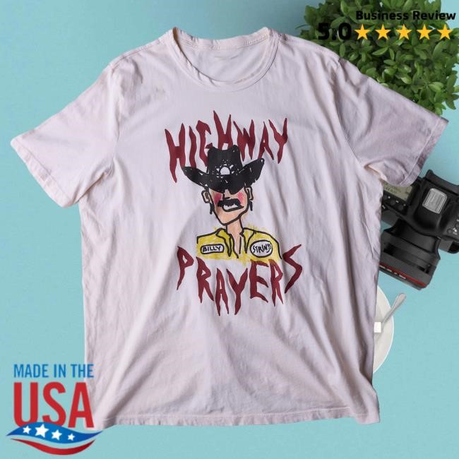 Official Billy Strings Merch Store Shop Billy Strings imogene + willie x Billy Strings Highway Prayers Race Car Driver Shirt New