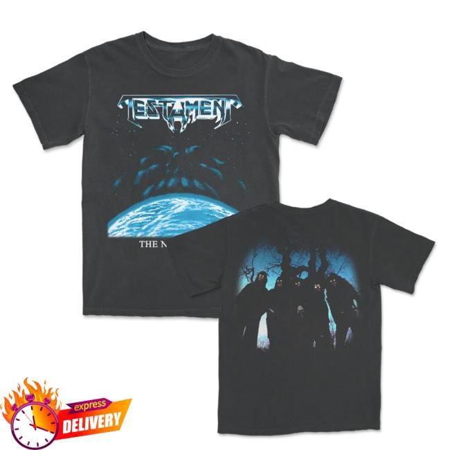 Official Testament Merch Shop The New Order Album T Shirt – Testament