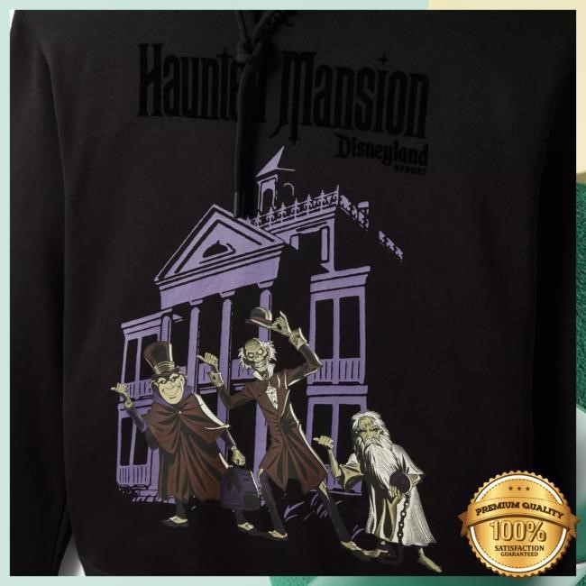 Official Disney Merch Store The Hitchhiking Ghosts Attractive Hoodie for Adults – The Haunted Mansion – Disneyland