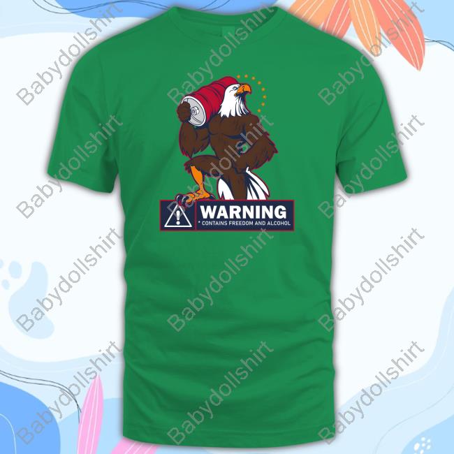 Grunt Style Merch Warning Contains Freedom And Alcohol Long Sleeve Shirt