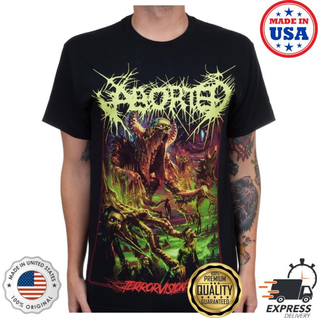 Official Indie Merch Store Shop Aborted "Terrorvision" Tshirt IndieMerchStore