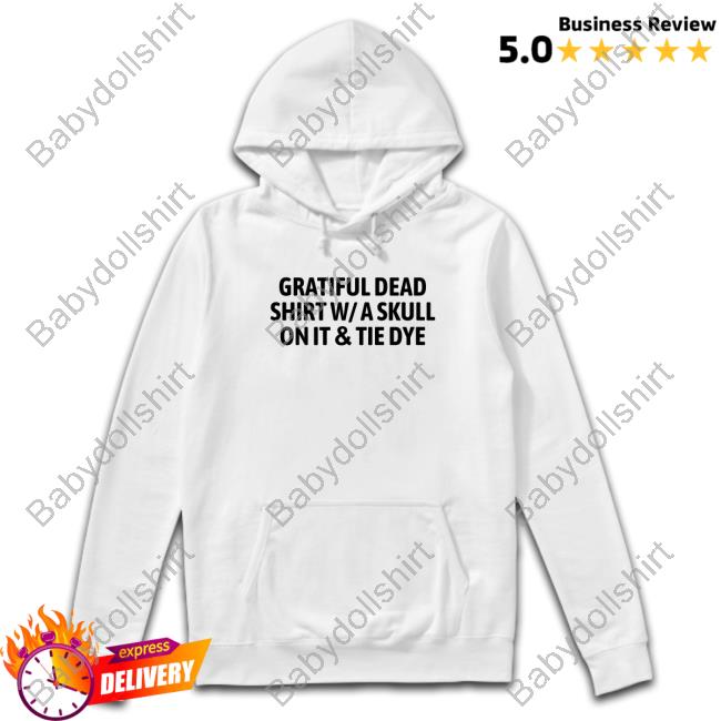 Official Gratiful Dead Shirt W/ A Skull On It Tie Dye Shirt