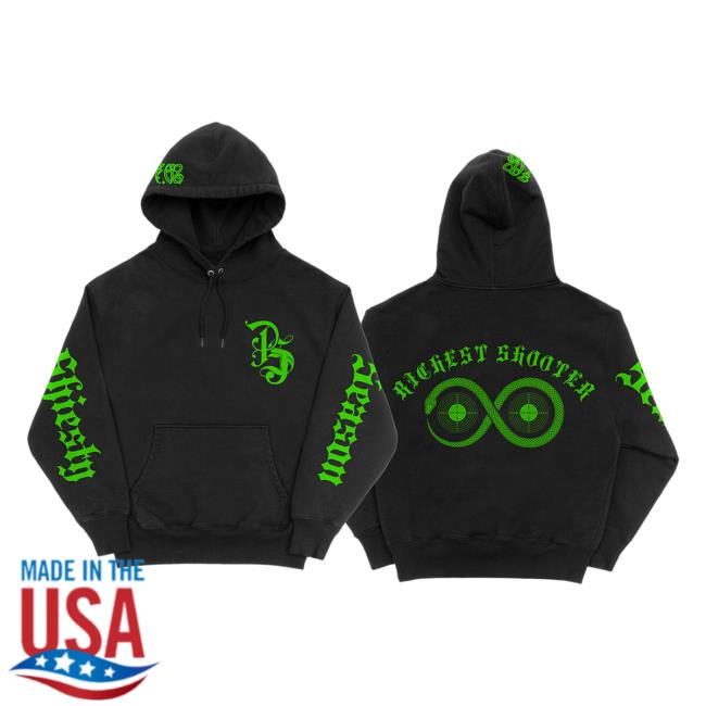 Official Pooh Shiesty Clothing Store Merch Shiesty Gothic Black Hoody PoohShiesty Shop