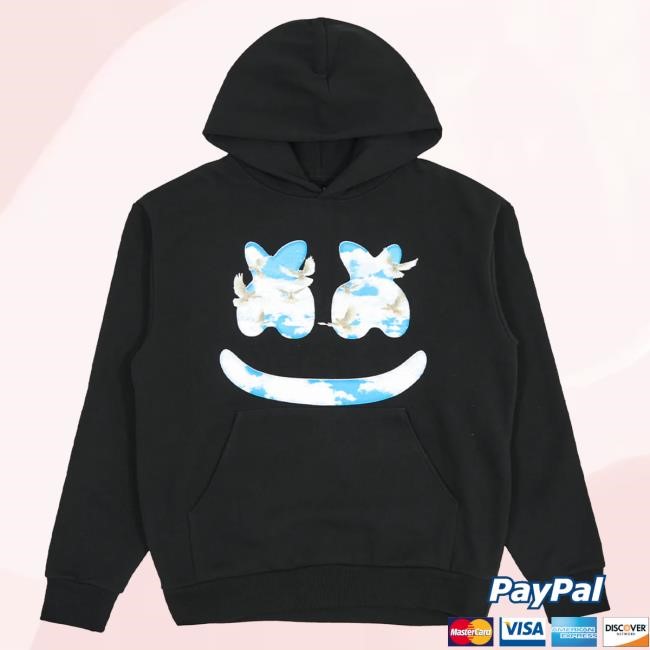 Official Marshmello Merch Store Clouds Pullover Hoodie Marshmello Apparel Clothing Shop