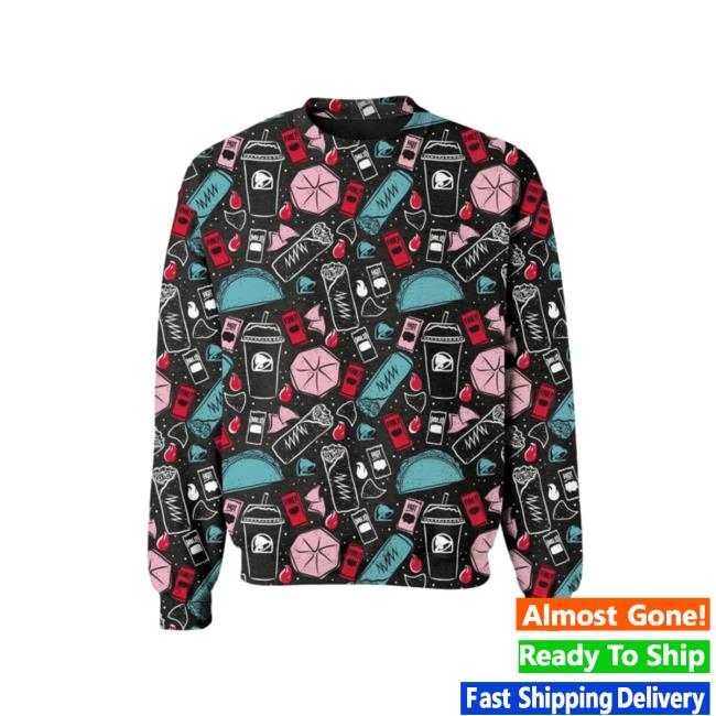 Taco Bell Merch Taco Bell Cravings Long Sleeve T Shirt