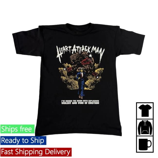 C4 Shirt Heart Attack Man