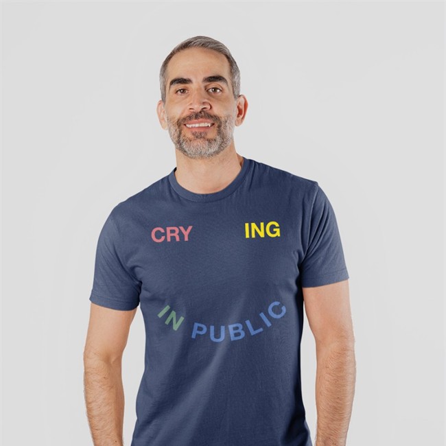 Hello Merch Crying In Public Remix Tee Madi Diaz