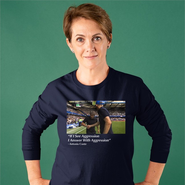 If I See Aggression I Answer With Aggression Antonio Conte Shirt