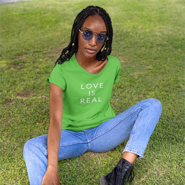 Love Is Real Shirt Red
