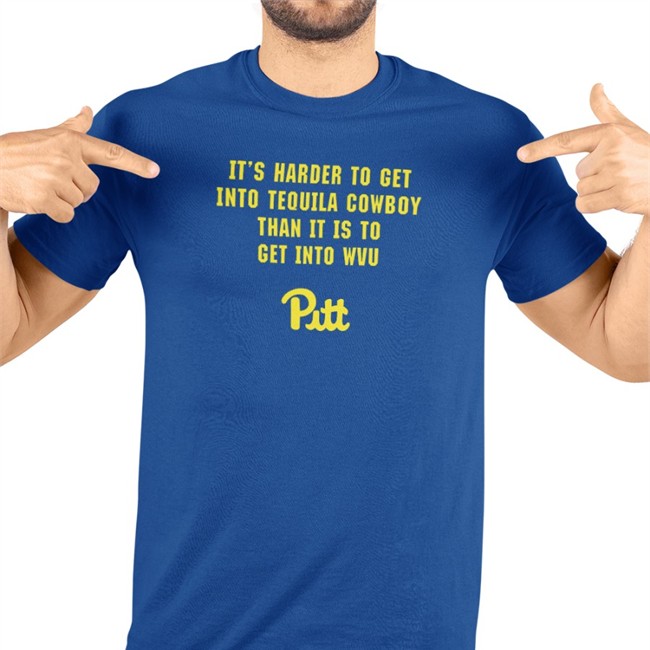 Matt Speck It's Harder To Get Into Tequila Cowboy Than It Is To Get Into Wvu Pitt Hoodie