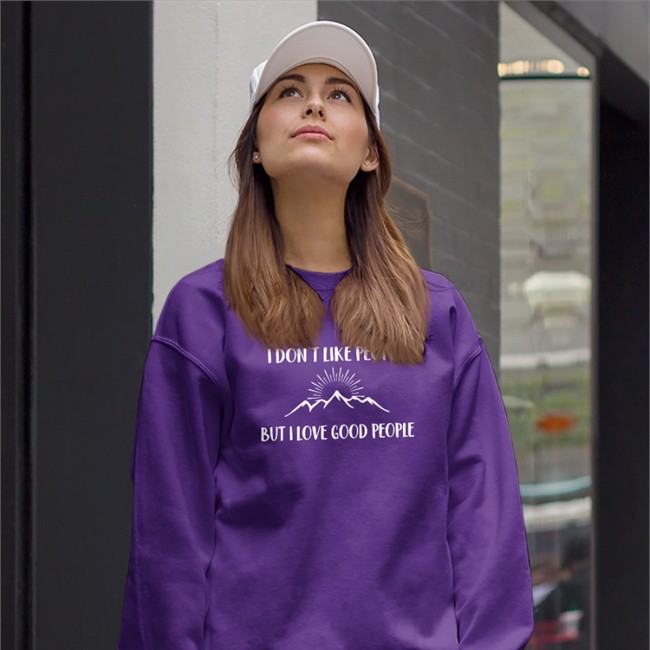 I Don't Like People But I Love Good People Hoodie