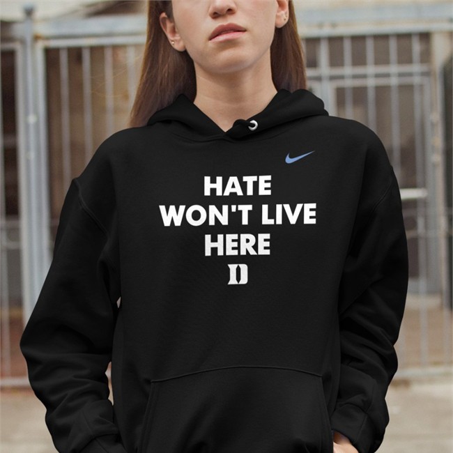 Duke Volleyball Hate Won’t Live Here Tee Royal