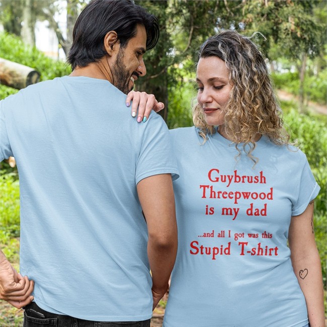 Guybrush Threepwood Is My Dad And All I Got Was This Stupid T-Shirt T Shirt Ron Gilbert Dominic Armato