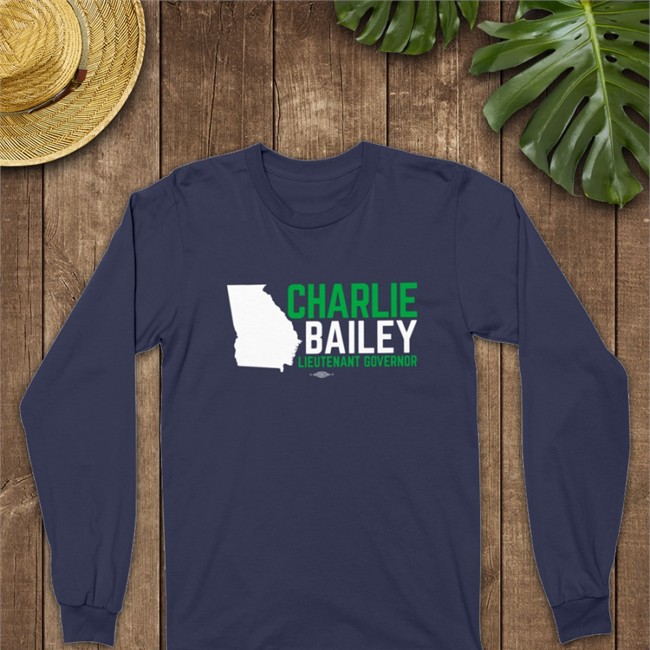 Charlie Bailey Lieutenant Governor Hooded Sweatshirt Charlieforgeorgia