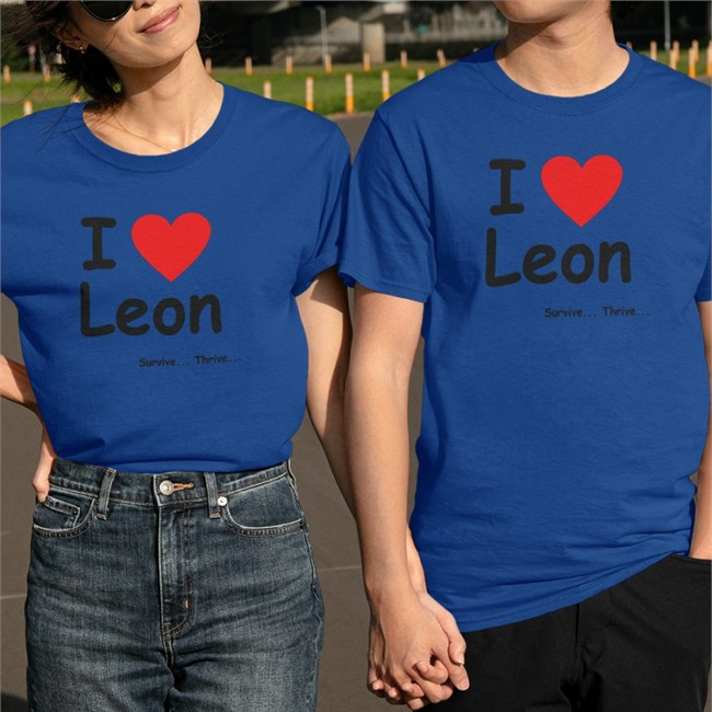 I Love Leon Survive Thrive Tee Shirt