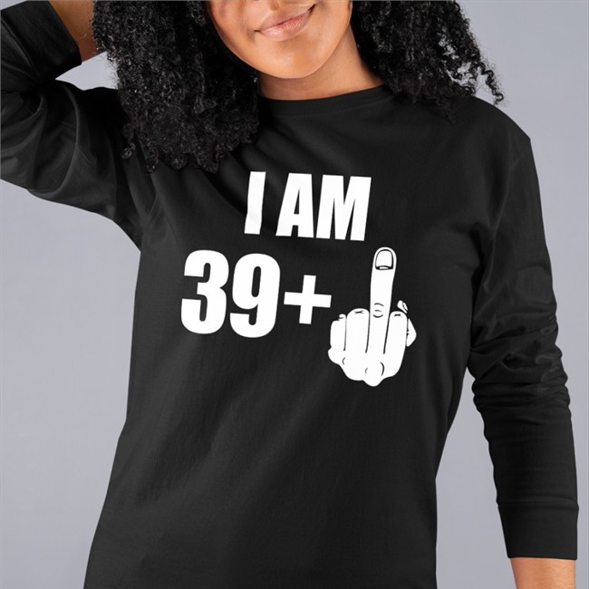 I Am 39 Plus 1 Middle Finger Fuck You T Shirt Black Kobe Bryant