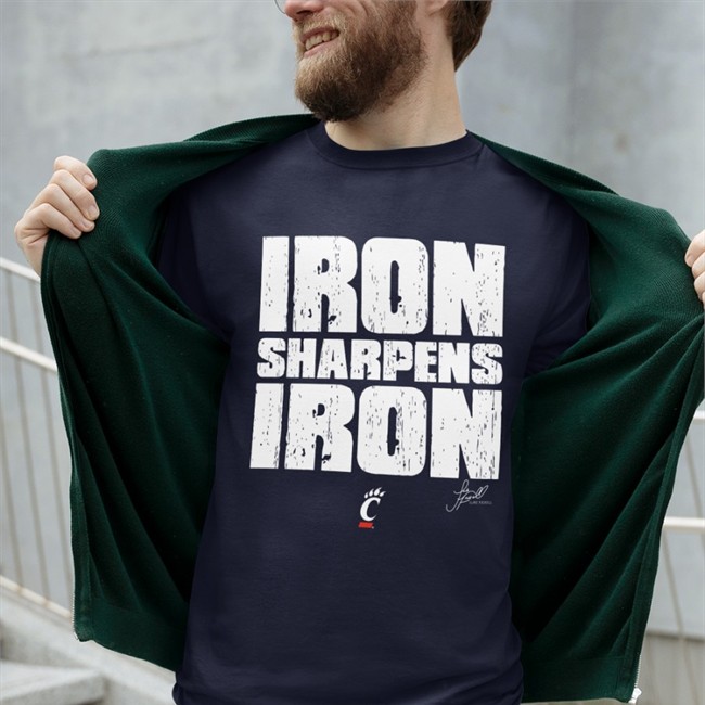 Luke Fickell Iron Sharpens Iron T Shirt Black