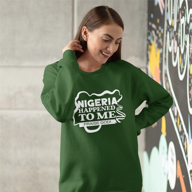 TalbaWaju Nigeria Happened To Me Praise Godi Limited Edition Hoodies Green TahirTalba