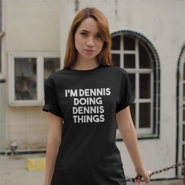 ChrisTreviño I'm Dennis Doing Dennis Things Long Sleeve Shirt